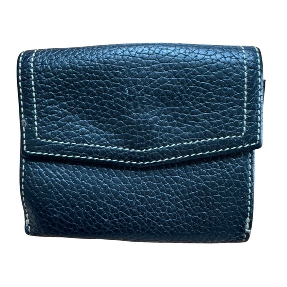 Vintage Brighton Pebble Black Leather Wallet Buckle - Picture 6 of 11